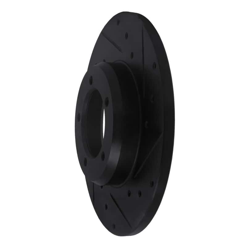 R1 Concepts — R1 75-83 Toyota Pickup Front Right Drilled & Slotted Black Brake Rotor
R1 Brake Rotor Drill - view 2