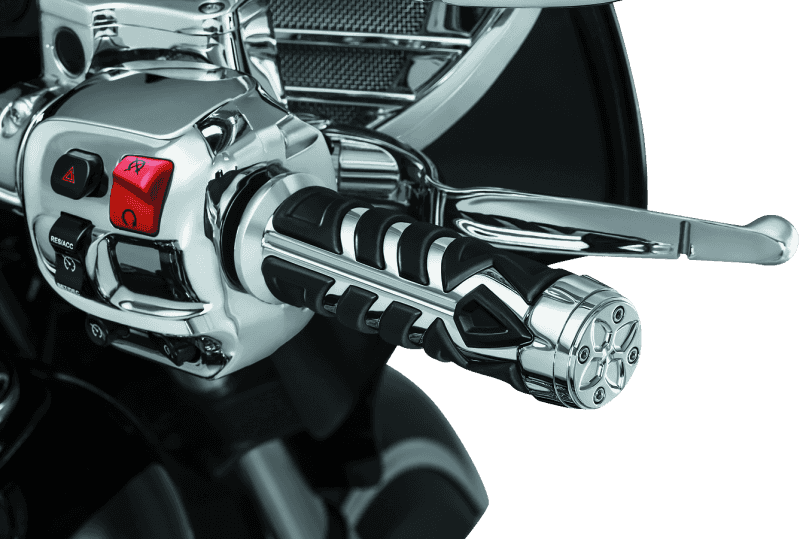 Kuryakyn — Kuryakyn Spear Grips For 14-17 Indian Chrome - view 2