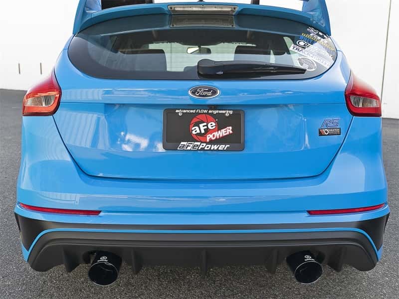 aFe — aFe Takeda 3in 304 SS Axle-Back Exhaust System w/ Black Tip 16-18 Ford Focus RS 2.3L (t)
Axle-Back Exhaust - view 7