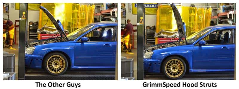 GrimmSpeed — GrimmSpeed 02-07 Subaru Inpreza/WRX/STi Hood Struts - view 12