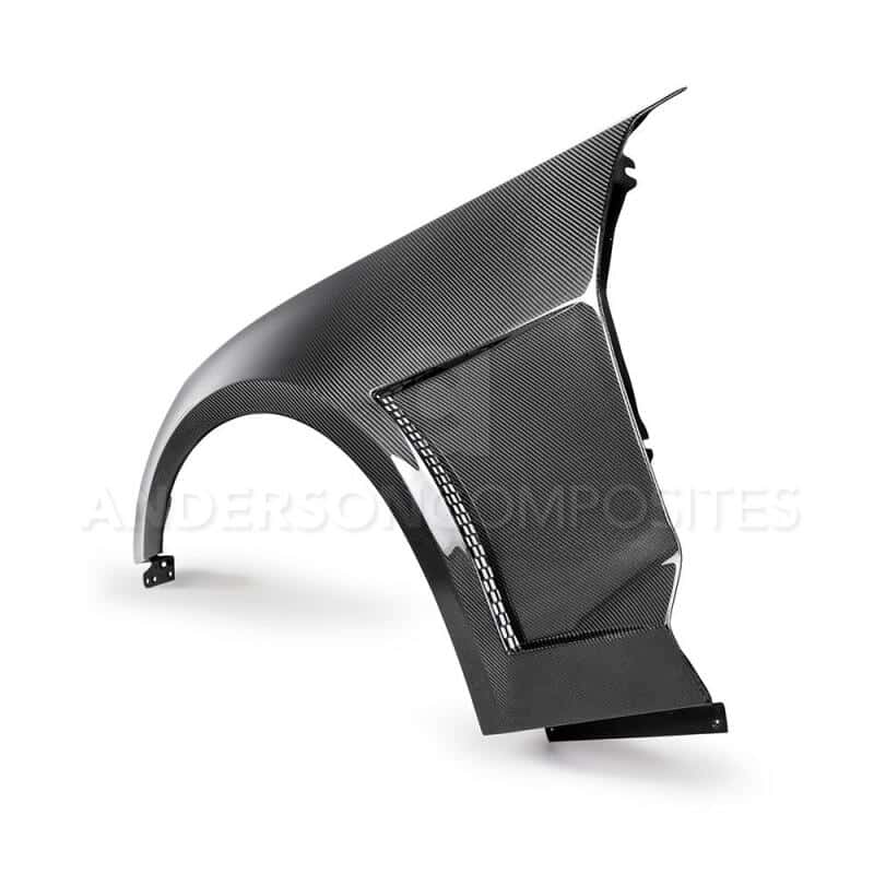Anderson Composites — Anderson Composites 16-18 Chevrolet Camaro Type SS Fenders Carbon Fiber (0.40 Inch Wider) - view 4
