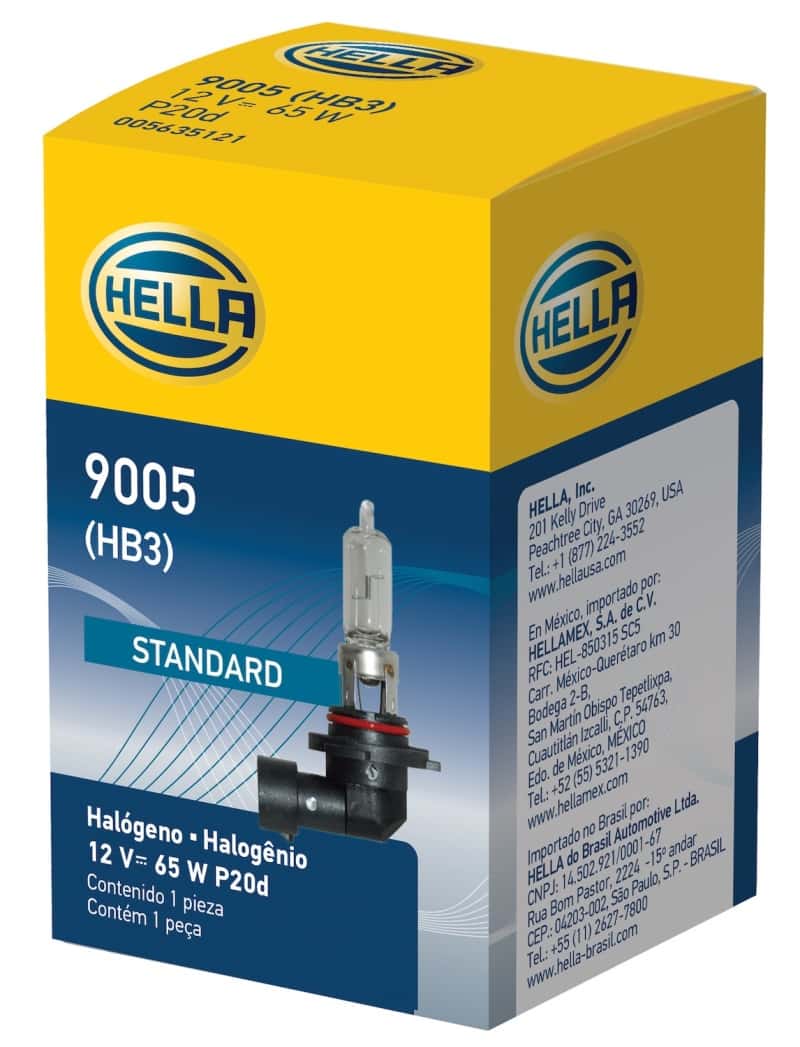 Hella — Hella Bulb 9005/HB3 12V 65W P20d T4
9005 Halogen Bulb - view 7
