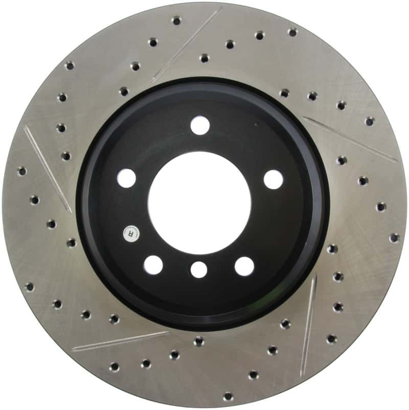 Stoptech — StopTech 07-09 BMW 335 (E90/E92/E93) Slotted & Drilled Right Front Rotor
Slot/Drill Rotor - view 2