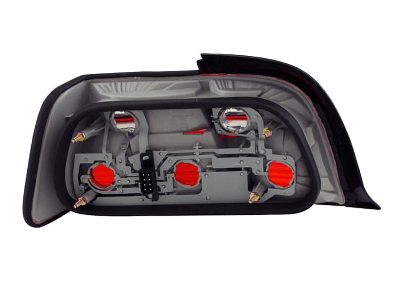 ANZO — ANZO 1992-1998 BMW 3 Series E36 Coupe/Convertible Taillights Red/Clear
TailLightSet - view 3