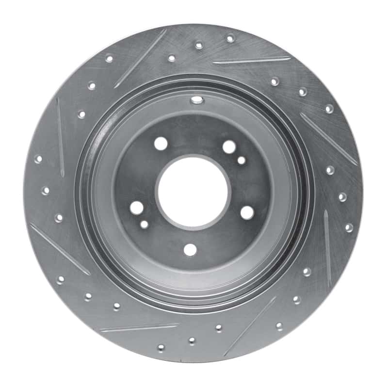 R1 Concepts — R1 09-20 Genesis G80 Rear Right Drilled & Slotted Silver Brake Rotor
R1 Brake Rotor Drill - view 5
