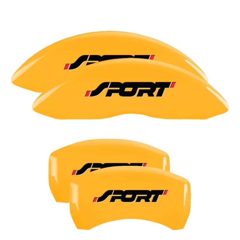 MGP — MGP 4 Caliper Covers Engraved Front & Rear No bolts/Sport Yellow finish black ch
Caliper Covers - view 1
