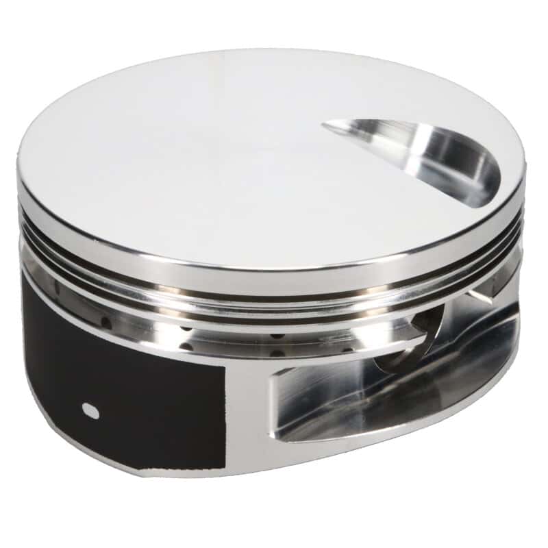 JE Pistons — JE Pistons 454BBC FT 4.56in Bore -3cc Flat Top 1.12in Comp Height 0.99in Pin Diameter - Set of 8 - view 4