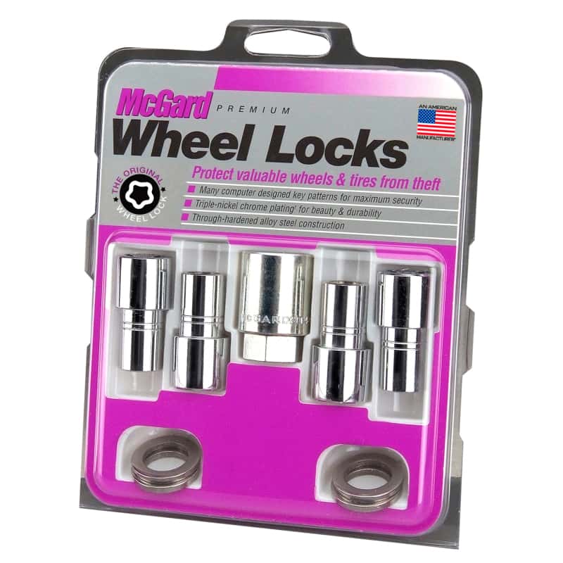 McGard — McGard Wheel Lock Nut Set - 4pk. (Long Shank Seat) M12X1.5 / 13/16 Hex / 1.75in. Length - Chrome - view 3