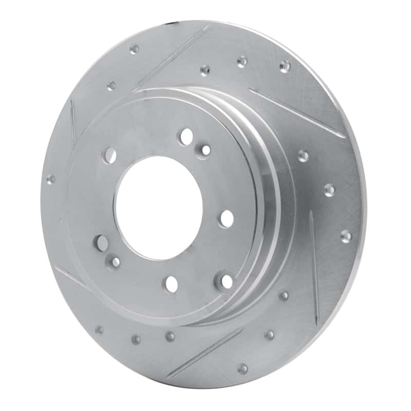 R1 Concepts — R1 05-20 Hyundai TUCSON Rear Left Drilled & Slotted Silver Brake Rotor
R1 Brake Rotor Drill - view 2