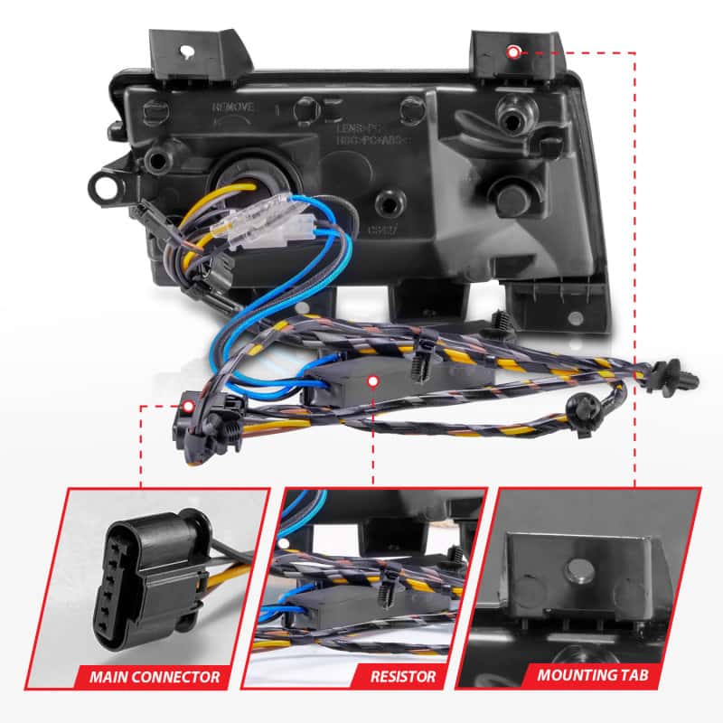 ANZO — ANZO 2018-2021 Jeep Wrangler LED Side Markers Chrome Housing Clear Lens w/ Sequential Signal
TurnSignalPkLtAssy
SideMrkrLghtAssy - view 12