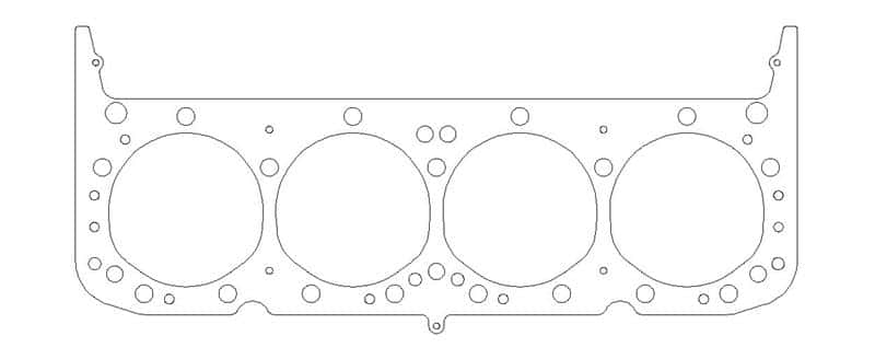Cometic Gasket — Cometic 62-69 Chevrolet V8 5.3L Small Block 4.060in Bore .032in MLS Head Gasket (w/Valve Pockets)
Cylinder Head Gasket - view 1