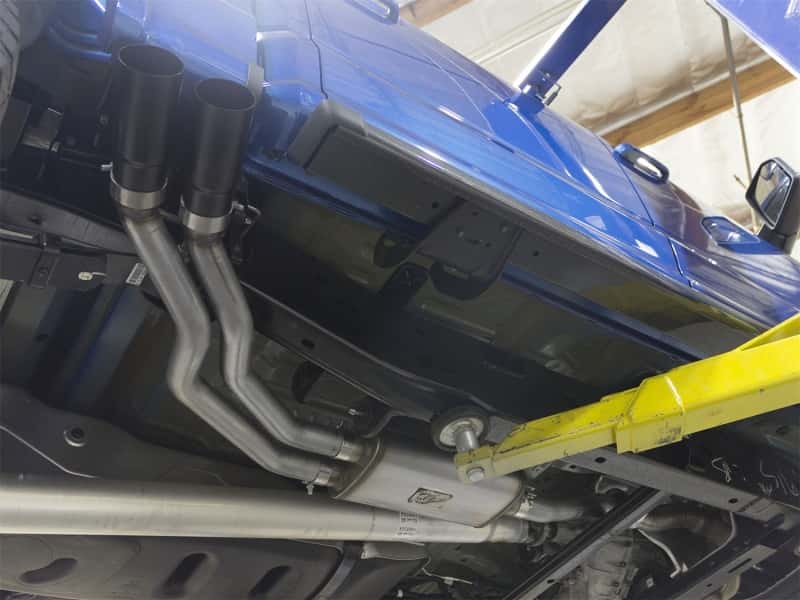 aFe — aFe Rebel Exhausts 3in SS Cat-Back 15-16 Ford F-150 EcoBoost V6 2.7/3.5L V8 5.0L w/ Black Tips
Cat-Back Exhaust - view 3