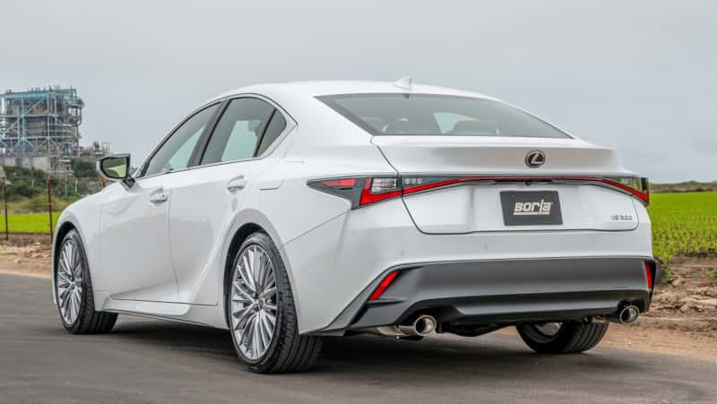 Borla — Borla 16-17 Lexus IS200T / 18-24 Lexus IS300 2.25in S Type Cat Back 4.25in Tip - Stainless Steel Tip
Cat-Back System - view 3
