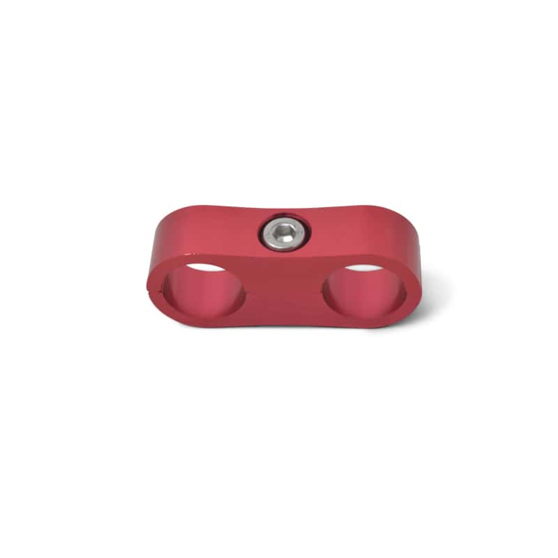 Russell — Russell Hose Separator For -12 Braided Hose Red Anodize (2 Pack) - view 4
