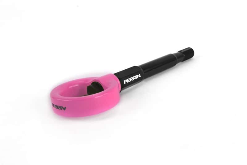 Perrin Performance — PERRIN 14-19 Subaru Forester Tow Hook Kit (Rear) - Hyper Pink - view 1