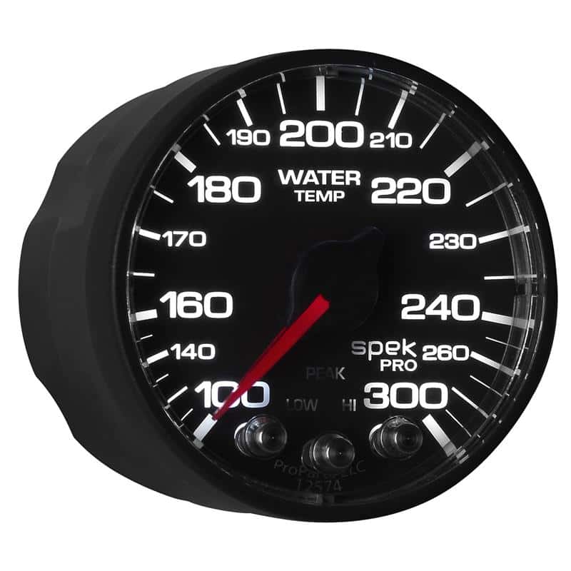 AutoMeter — Autometer Spek-Pro 52.4mm 100-300 Deg F Digital Stepper Motor Water Temp Gauge
GA 2" WTEMP BFB SPEK - view 7