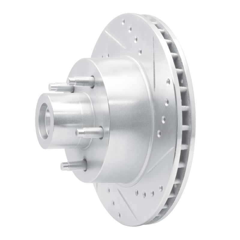 R1 Concepts — R1 79-91 Ford LTD Crown Victoria Front Right Drilled & Slotted Silver Brake Rotor
R1 Brake Rotor Drill - view 2