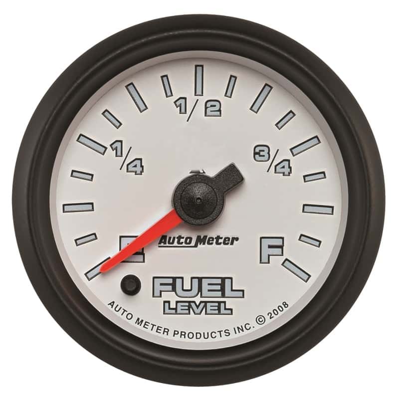 AutoMeter — Autometer Pro-Cycle Gauge Fuel Level 2 1/16in 0-280 Programmable White
2" FUEL LEVEL PC PH2 - view 1