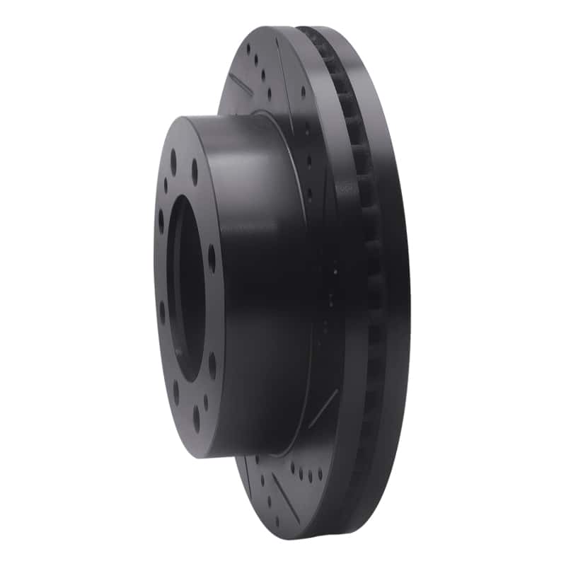 R1 Concepts — R1 01-25 Chevrolet AVALANCHE 2500 Front Right Drilled & Slotted Black Brake Rotor
R1 Brake Rotor Drill - view 2