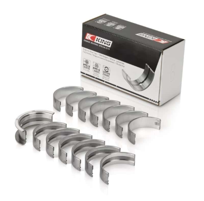 King Engine Bearings — King Engine Bearings Cummins B-Series L6 (Size .026) Crankshaft Main Bearings (Set of 7)
Engine Bearing - view 1