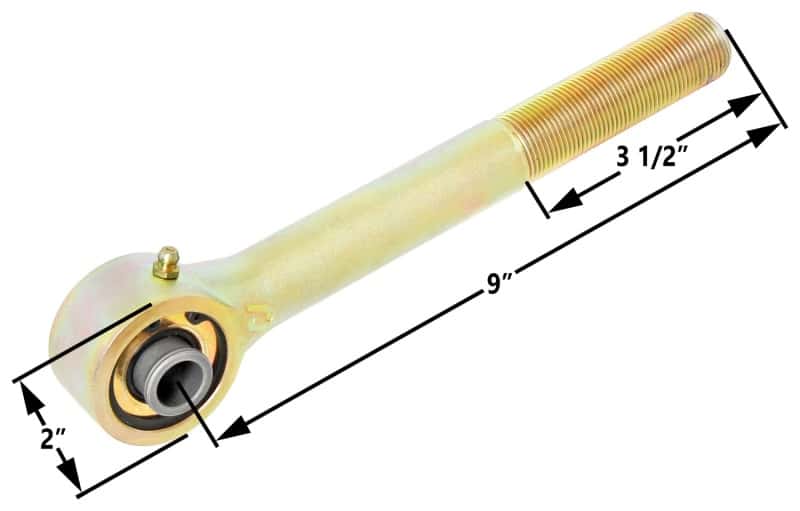 RockJock — RockJock Johnny Joint Rod End 2in Narrow Forged Long Shank 1in-14 RH Threads 1.800in x .630in Ball
SuspLinkArmJt - view 2