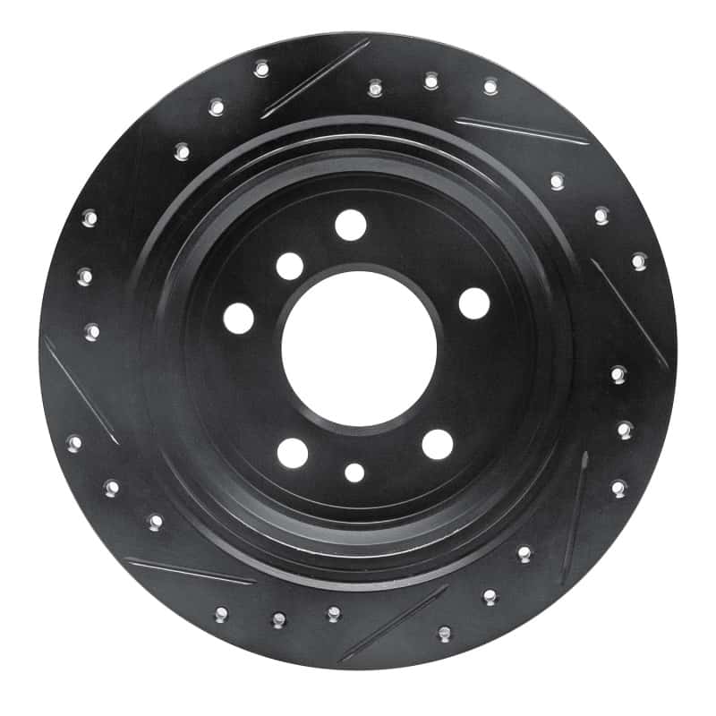 R1 Concepts — R1 81-86 BMW 735I Rear Right Drilled & Slotted Black Brake Rotor
R1 Brake Rotor Drill - view 5