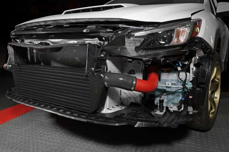 Perrin Performance — PERRIN 22-25 Subaru WRX Front Mount Intercooler Kit (Red Tubes & Black Core) - view 8