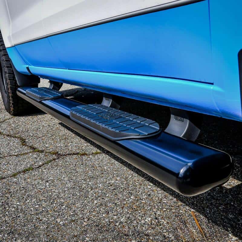 Westin — Westin 19-21 Chevrolet Silverado Crew Cab PRO TRAXX 6 Oval Nerf Step Bars - Black
Nerf/Step Bar - view 4