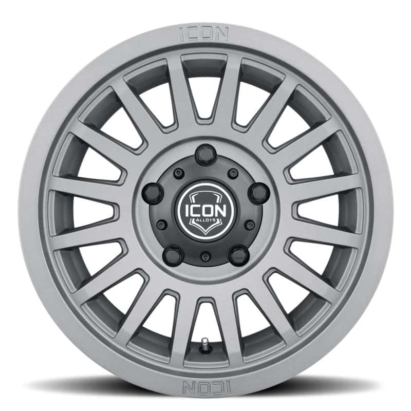 ICON — ICON Recon SLX 17x8.5 5x4.5 0mm Offset 4.75in BS 71.5mm Bore Charcoal Wheel
RECON SLX WHEEL - view 3
