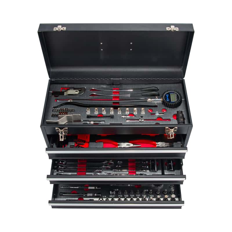 BikeMaster — BikeMaster 3 Drawer Tool Kit - 129 Piece Set - view 2