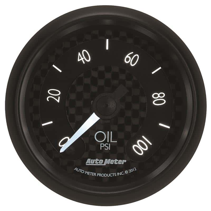 AutoMeter — Autometer GT Series 52mm Full Sweep Electronic 0-100 PSI Oil Pressure Gauge
2-1/16" OIL PRESS, 0 - view 5