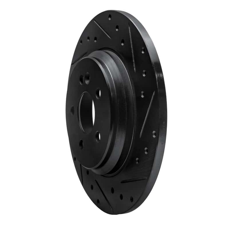 R1 Concepts — R1 00-05 Mercedes-Benz ML500 (USA/Canada) Rear Right Drilled & Slotted Black Brake Rotor
R1 Brake Rotor Drill - view 2