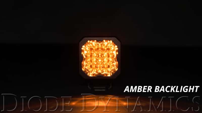 Diode Dynamics — Diode Dynamics Stage Series C1 LED Pod Sport - Yellow Wide Standard ABL (Pair) - view 6
