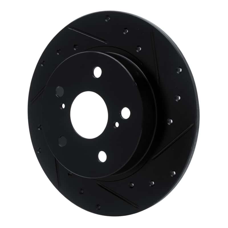 R1 Concepts — R1 11-16 Scion TC Rear Right Drilled & Slotted Black Brake Rotor
R1 Brake Rotor Drill - view 2