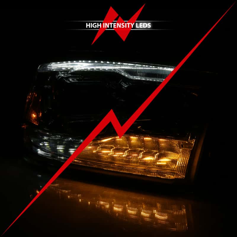 ANZO — ANZO 2009-2018 Dodge Ram 1500 Projector H.L. Switchback Chrome Amber
Head Light Set
HdLtSet - view 14