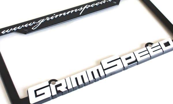 GrimmSpeed — GrimmSpeed License Plate Frame (Pair) - view 2