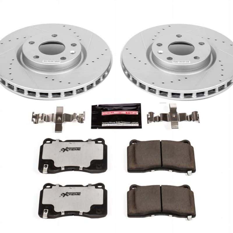 PowerStop — Power Stop 15-19 Chevrolet Corvette Front Z26 Street Warrior Brake Kit - view 1