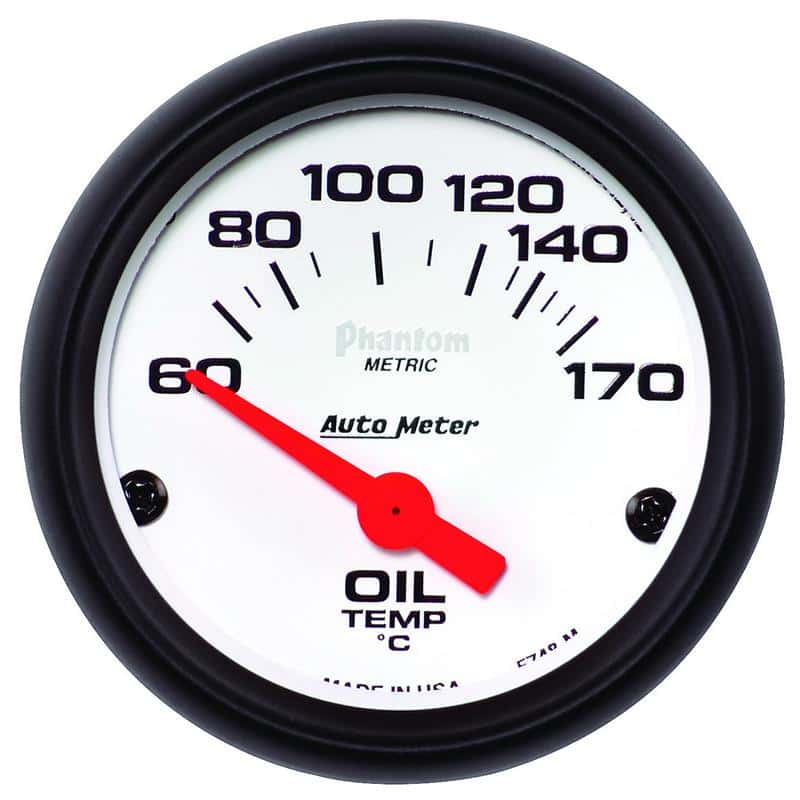 AutoMeter — Autometer Phantom 2-1/16in 60-170 Deg F Electronic Oil Temperature Gauge
2" OIL TEMP, 60-170 - view 2