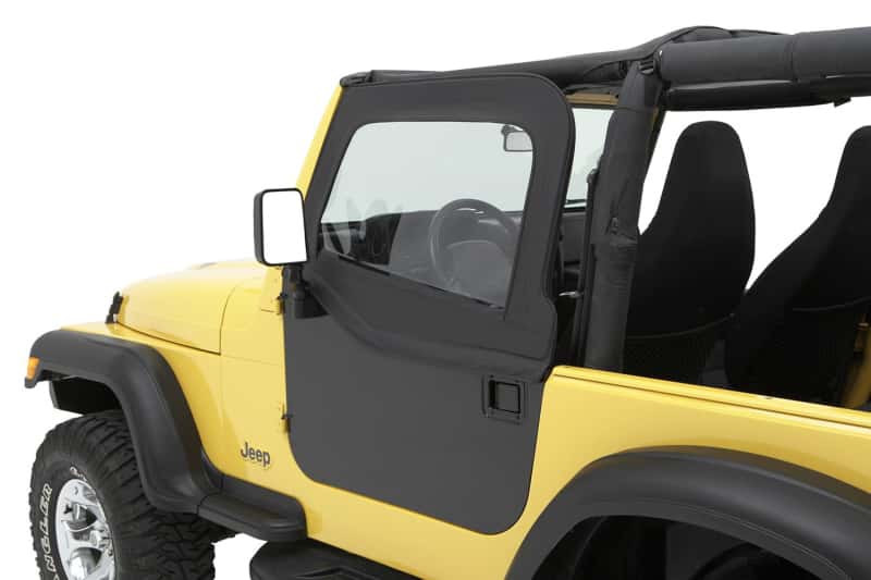 Bestop — Bestop 80-86 Jeep Cj7 / 87-95 Wrangler YJ Element Upper Doors (Black Denim)
Element Upper Doors - view 1