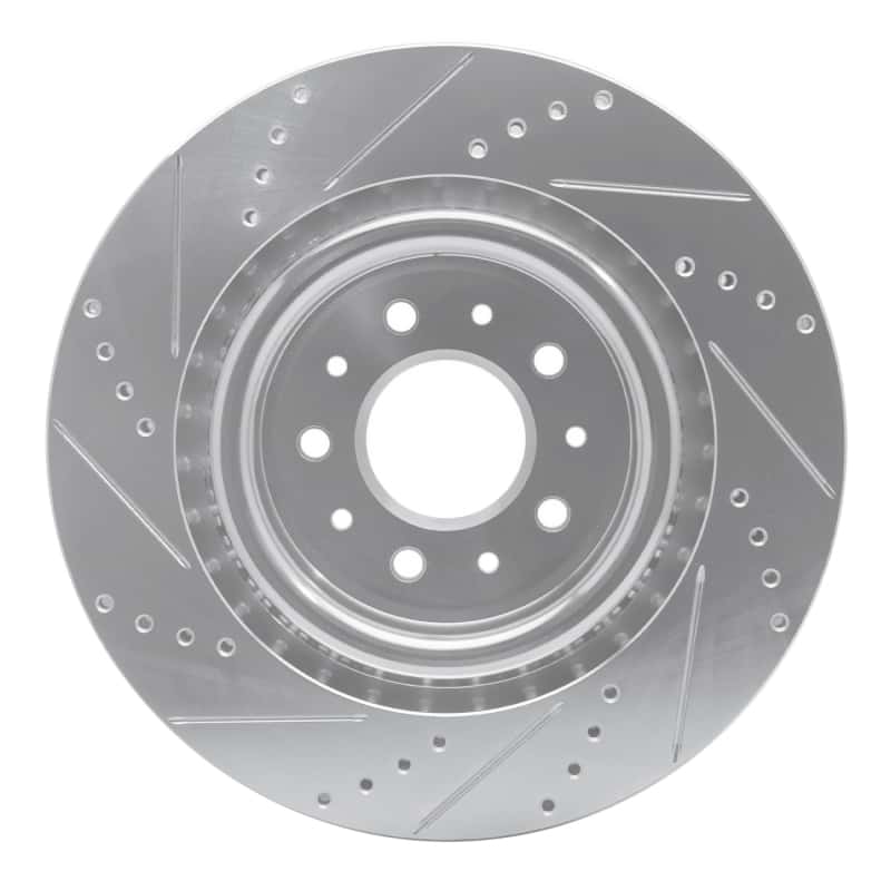 R1 Concepts — R1 00-06 Jaguar XJR Front Right Drilled & Slotted Silver Brake Rotor
R1 Brake Rotor Drill - view 5