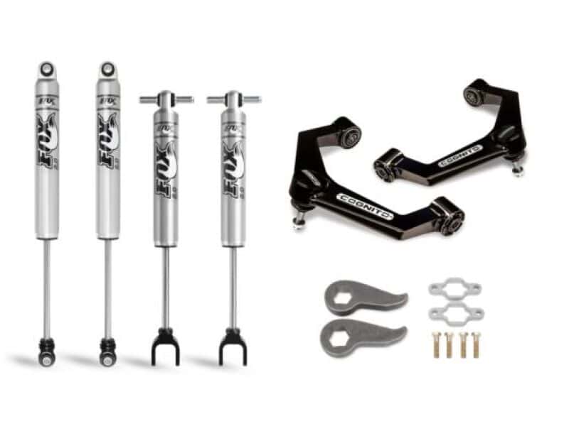 Cognito — Cognito 11-19 Chevy/GMC Silv/Sierra 2500/3500 HD 2WD/4WD 3in Perf Leveling Kit w/ Fox PS 2.0 IFP
Suspension Lift Kit - view 1