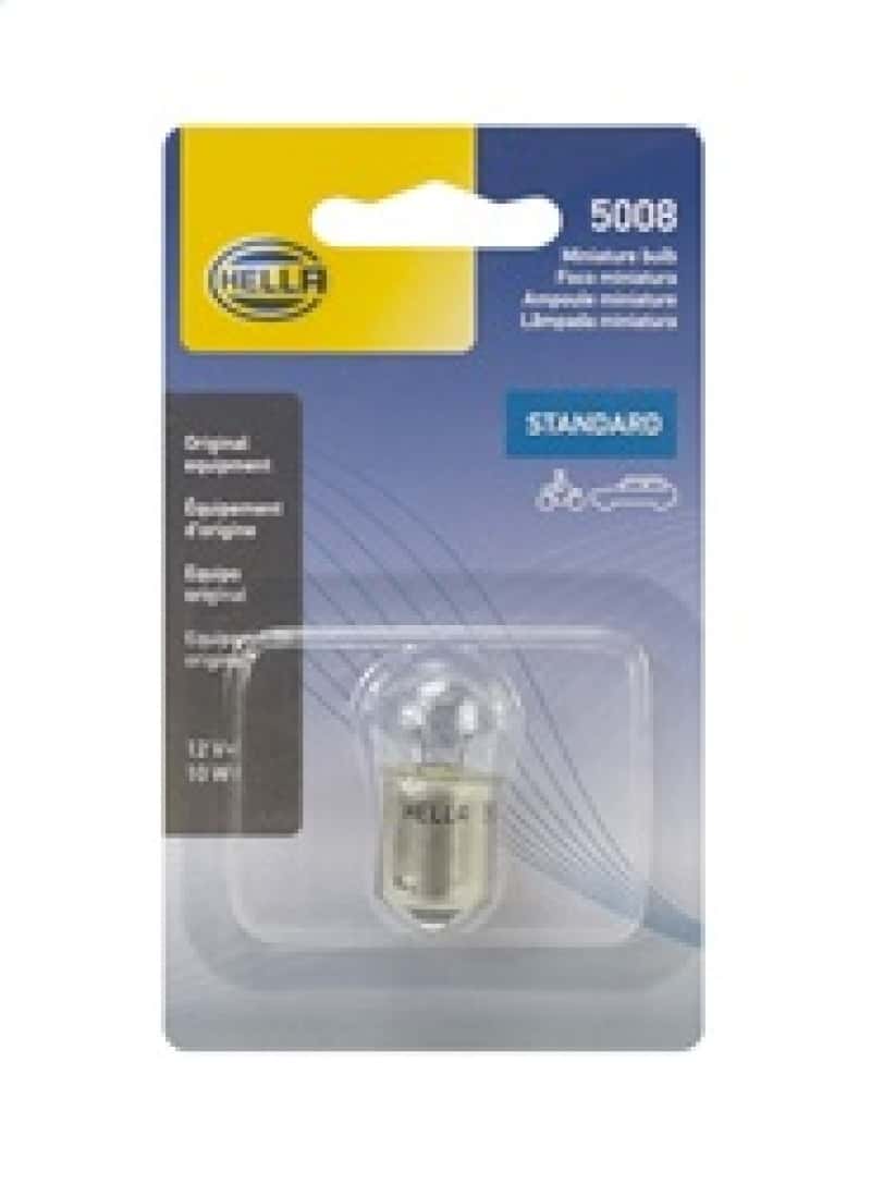 Hella — Hella Bulb 5008 12V 10W Ba15S B6 Sb
5008SB Incan Bulb - view 3