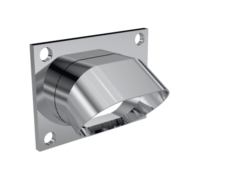 QTP — QTP Bolt-On QTEC Low Profile Oval Turn Down - view 1