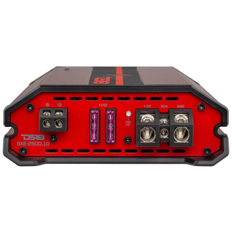 DS18 — DS18 1-Channel SXE Amplifier Class D 800/1ohm 600/2ohm 300/4ohm Watts RMS- Red - view 7