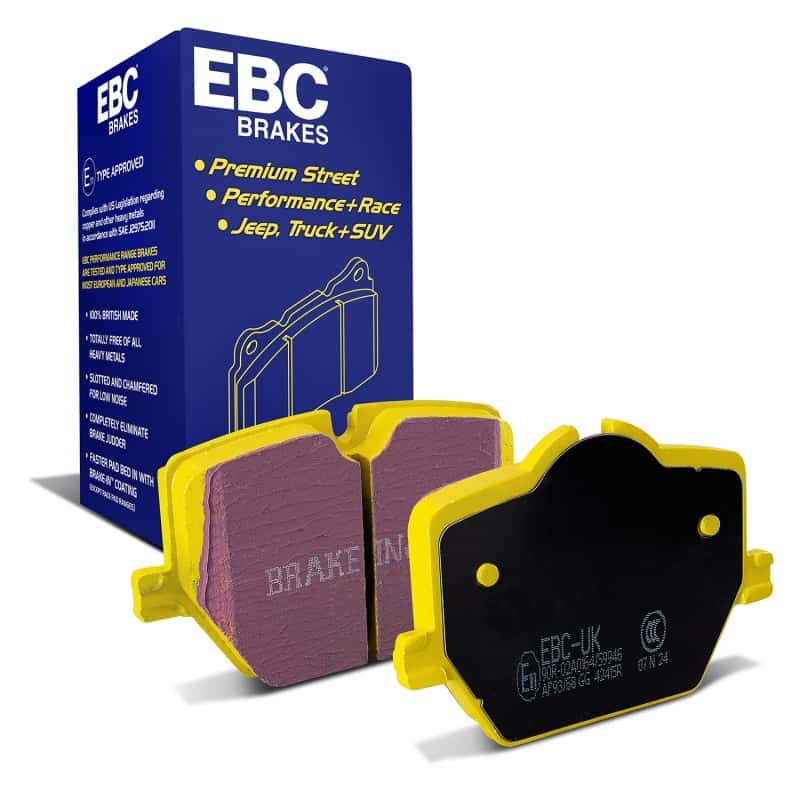 EBC — EBC 2019+ BMW Z4 G29 Yellowstuff Rear Brake Pads
Disc Brake Pad - view 1