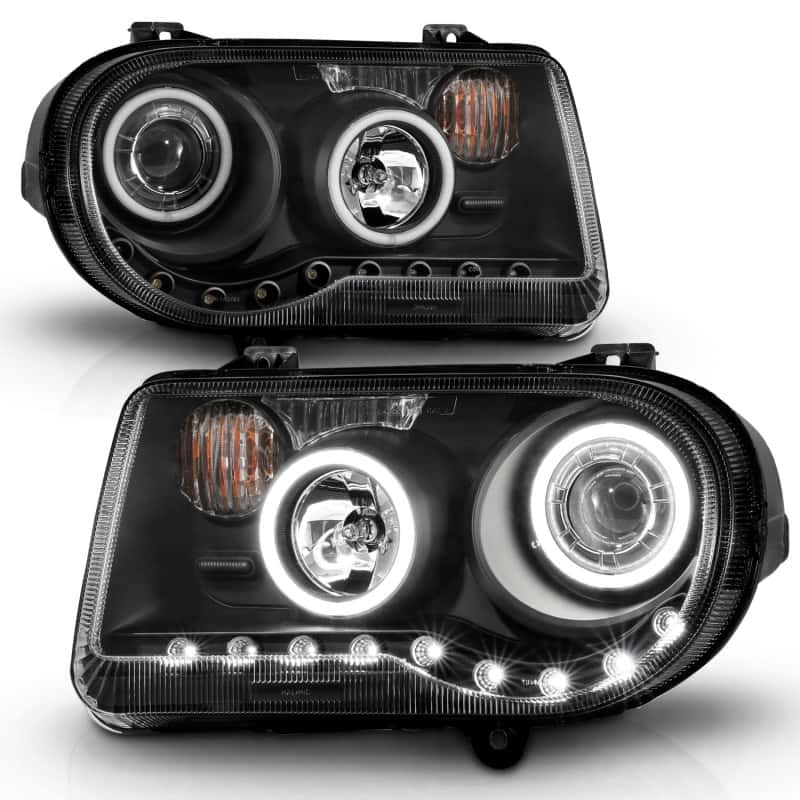 ANZO — ANZO 2005-2010 Chrysler 300C Projector Headlights w/ Halo Black (CCFL) G2
Head Light Set
HdLtSet - view 9