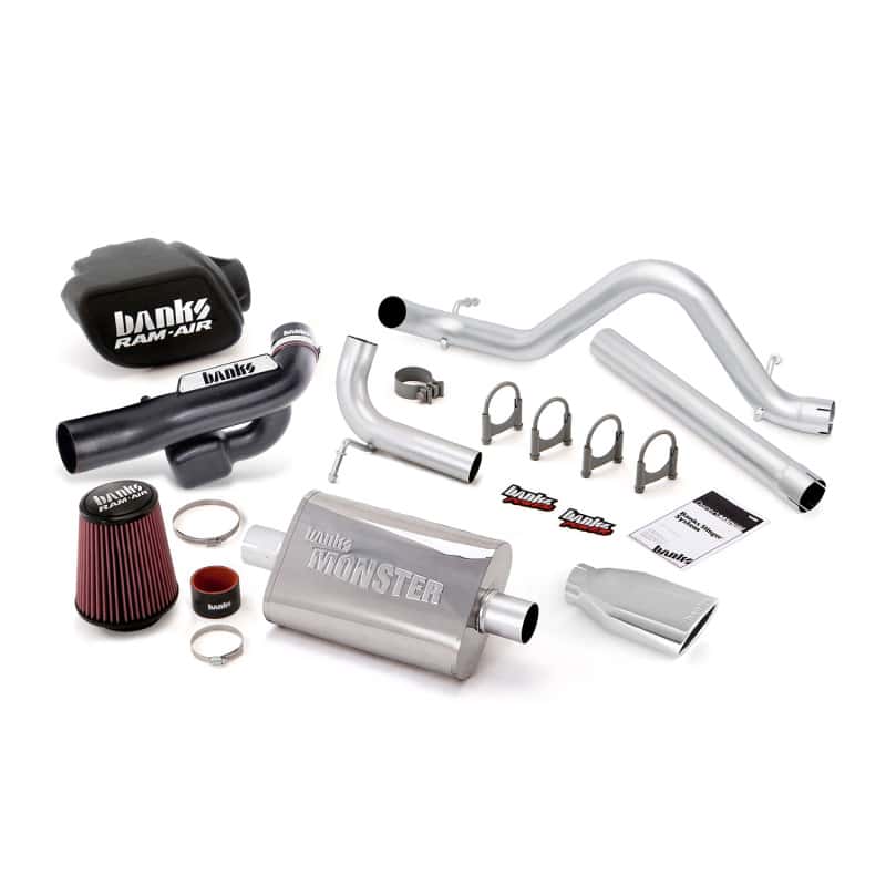 Banks Power — Banks Power 12-15 Jeep 3.6L Wrangler 4dr Stinger Sys (no AutoMind) - SS Single Exh w/ Chrome Tip
Power/Efficiency Sys
Stinger Bundle - view 1