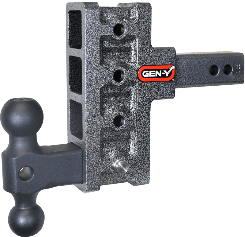 GEN-Y Hitch — Gen-Y Mega Duty 2in Shank 5in Offset Drop 1.5K TW 10K Hitch w/GH-031 Dual-Ball
Drop Hitch - view 1