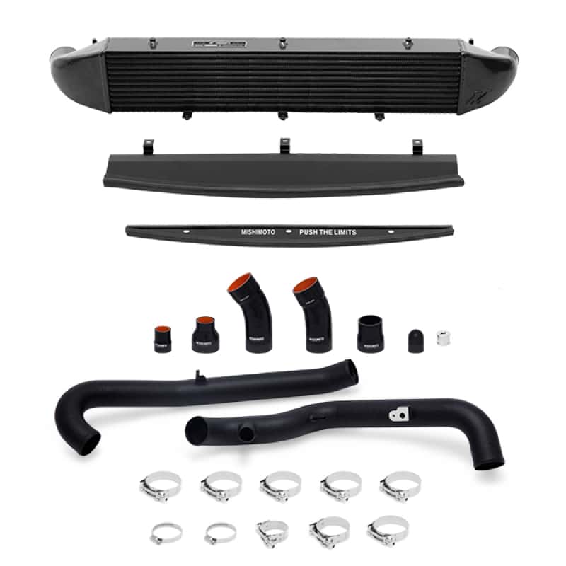 Mishimoto — Mishimoto 2014-2016 Ford Fiesta ST 1.6L Front Mount Intercooler (Black) Kit w/ Pipes (Black) - view 4