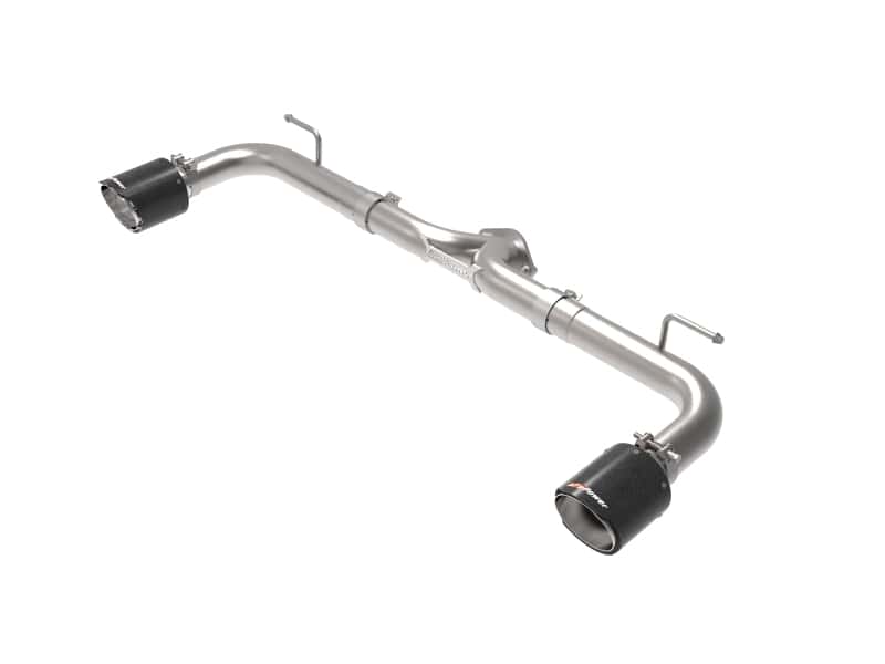 aFe — aFe Takeda 2-1/2in 304 SS Axle-Back Exhaust w/ Carbon Fiber Tips 14-18 Mazda 3 L4 2.0L/2.5L
Axle-Back Exhaust - view 1